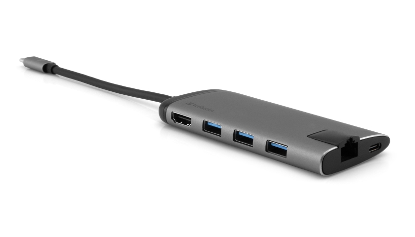 Verbatim víceportové USB-C rozbočovače a adaptéry